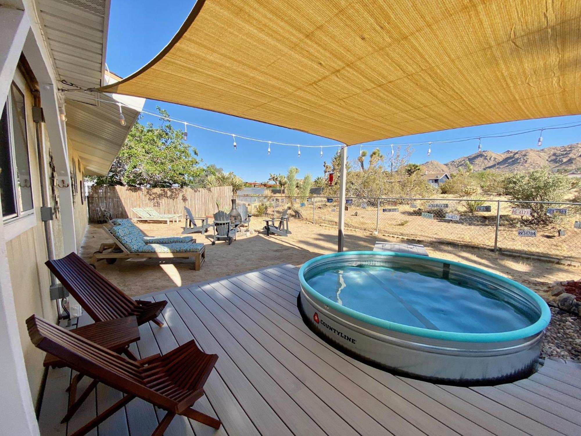 Float Pool, Hot Tub, Sauna, Views, Telescope-Skywatchers Haven Joshua Tree Esterno foto